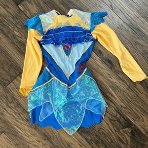 Rainbow Winx Club Fairy Costume in Blue and Gold